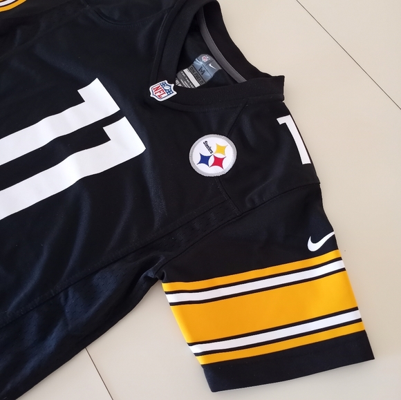 Pittsburgh Steelers On Field Jersey Wheaton 11 Boys Size Medium 10/12 - Picture 8 of 16